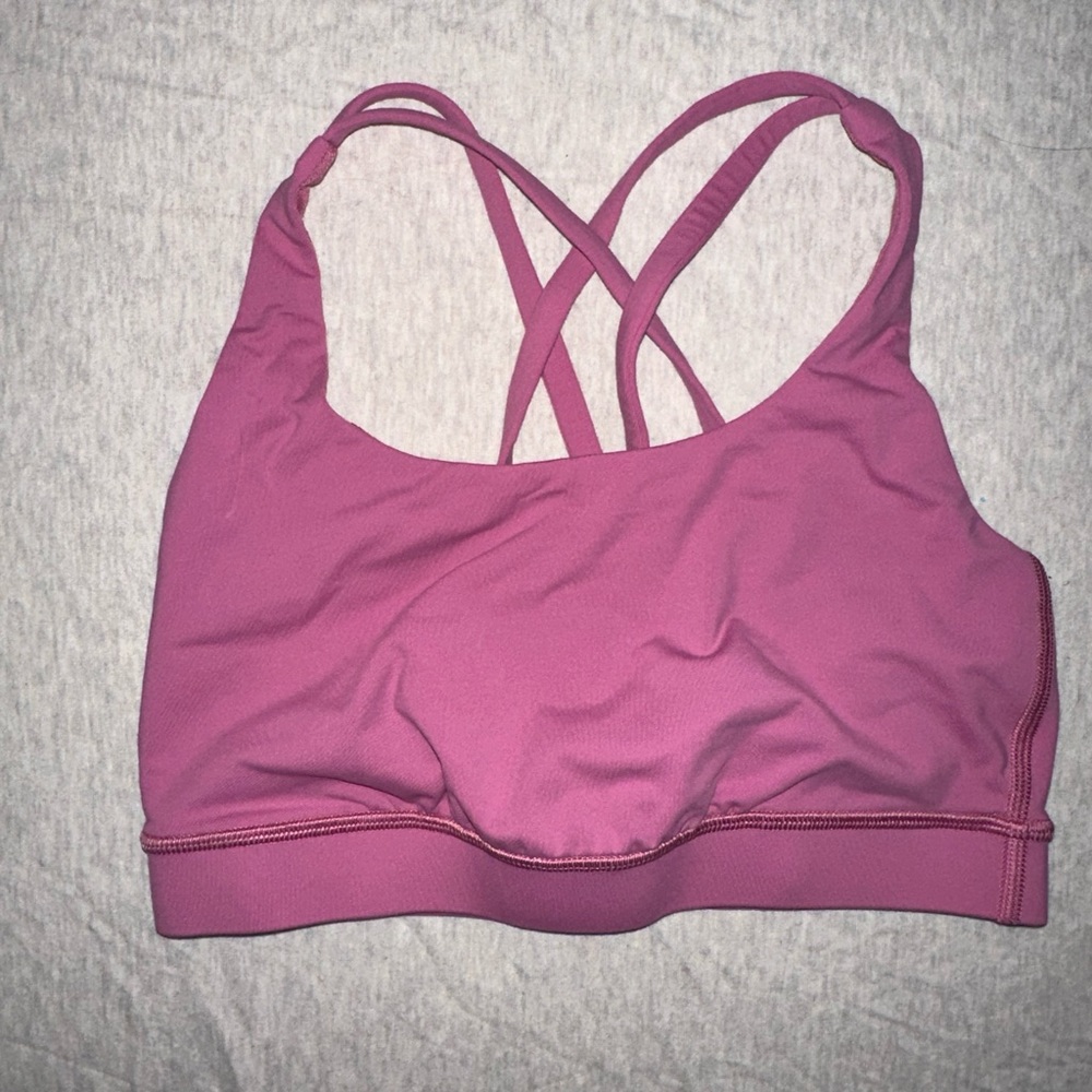 Lululemon energy bra. Size 4. Pink